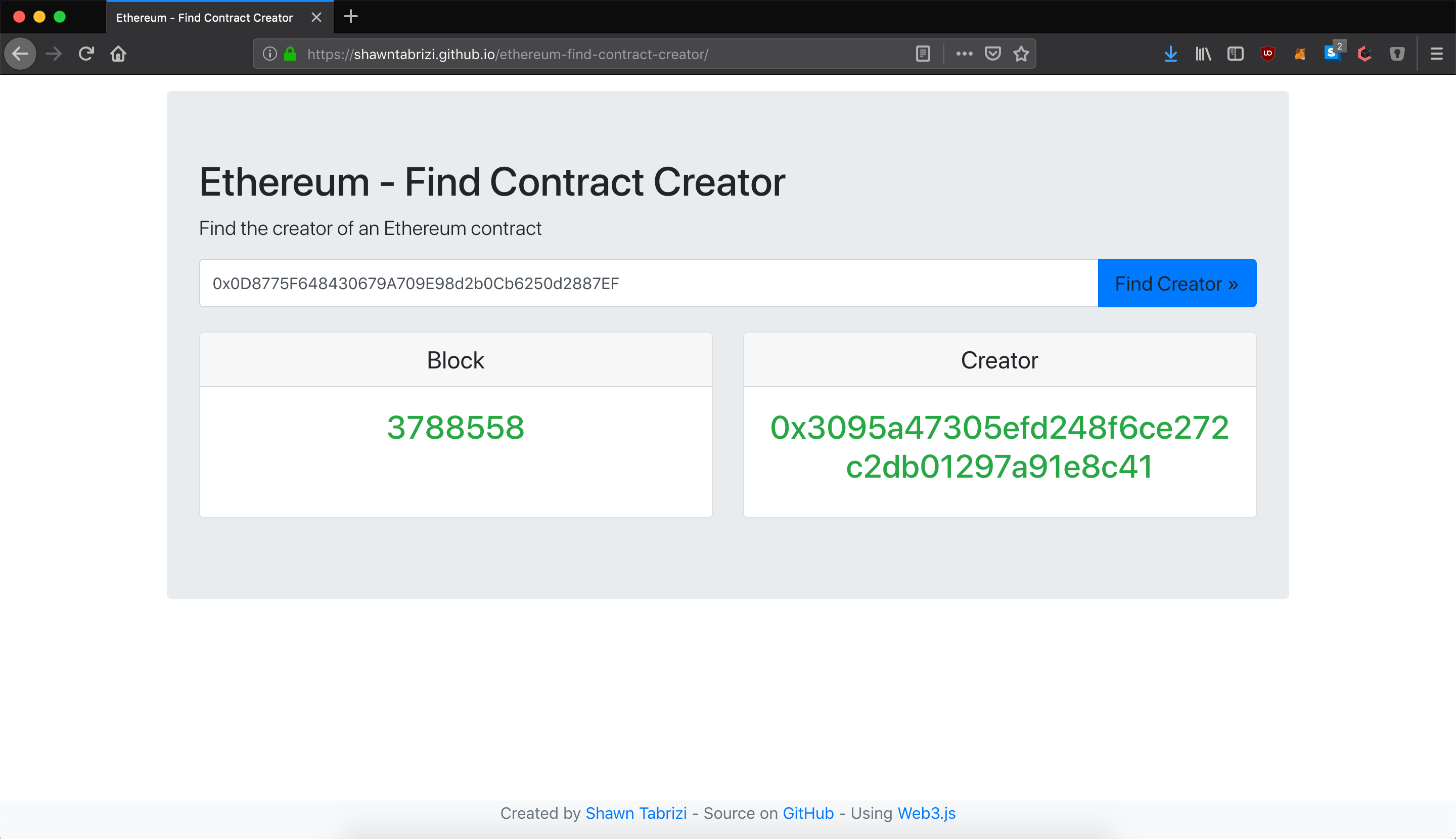 ethereum-find-contract-creator